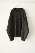 YASHIKI - Ochiba mohair Knit [OLIVE]