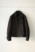 山内 - 限界濃度泥染めフラノ・トラッカージャケット 26AW turf