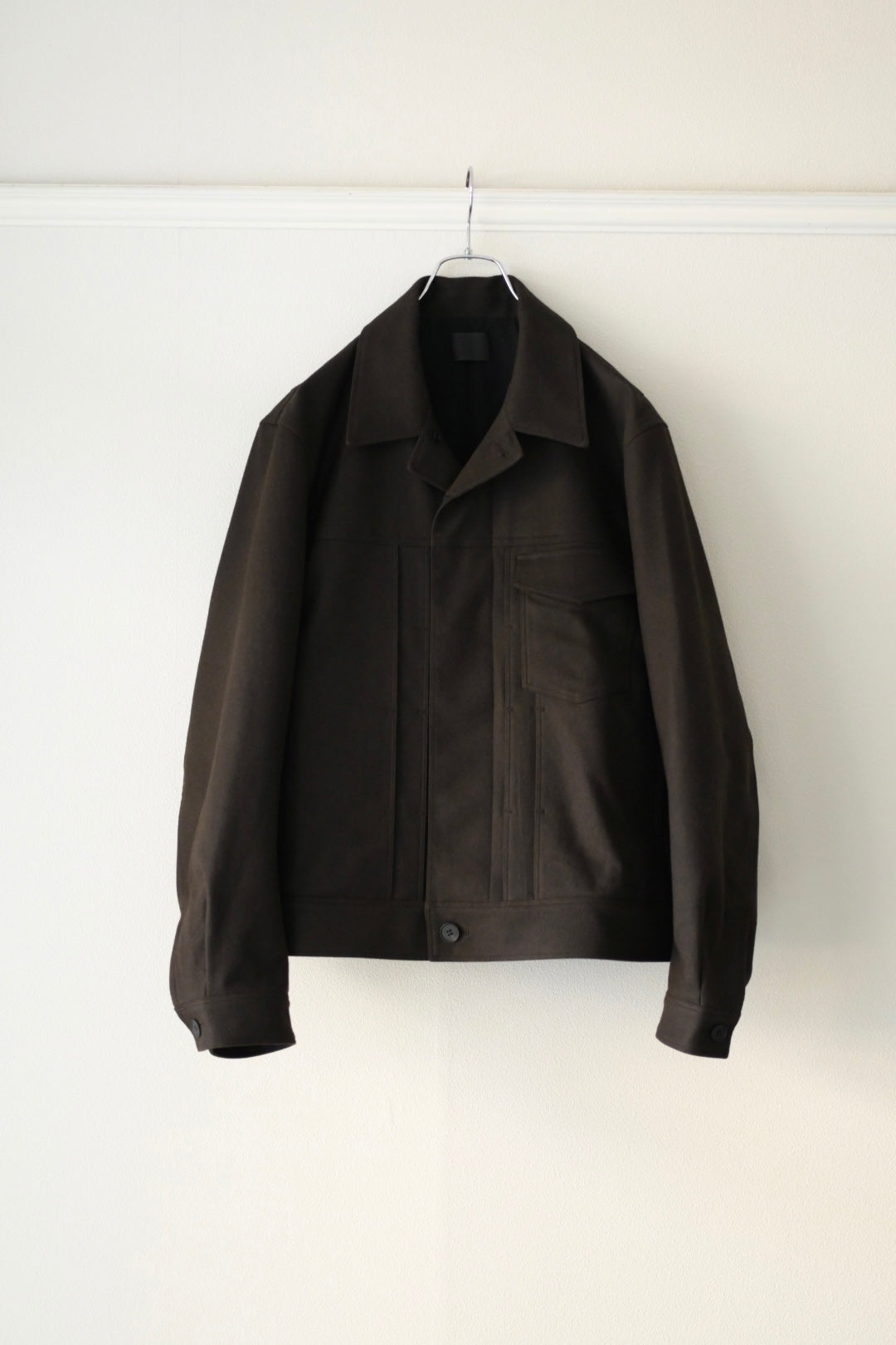 山内 - 限界濃度泥染めフラノ・トラッカージャケット 26AW turf