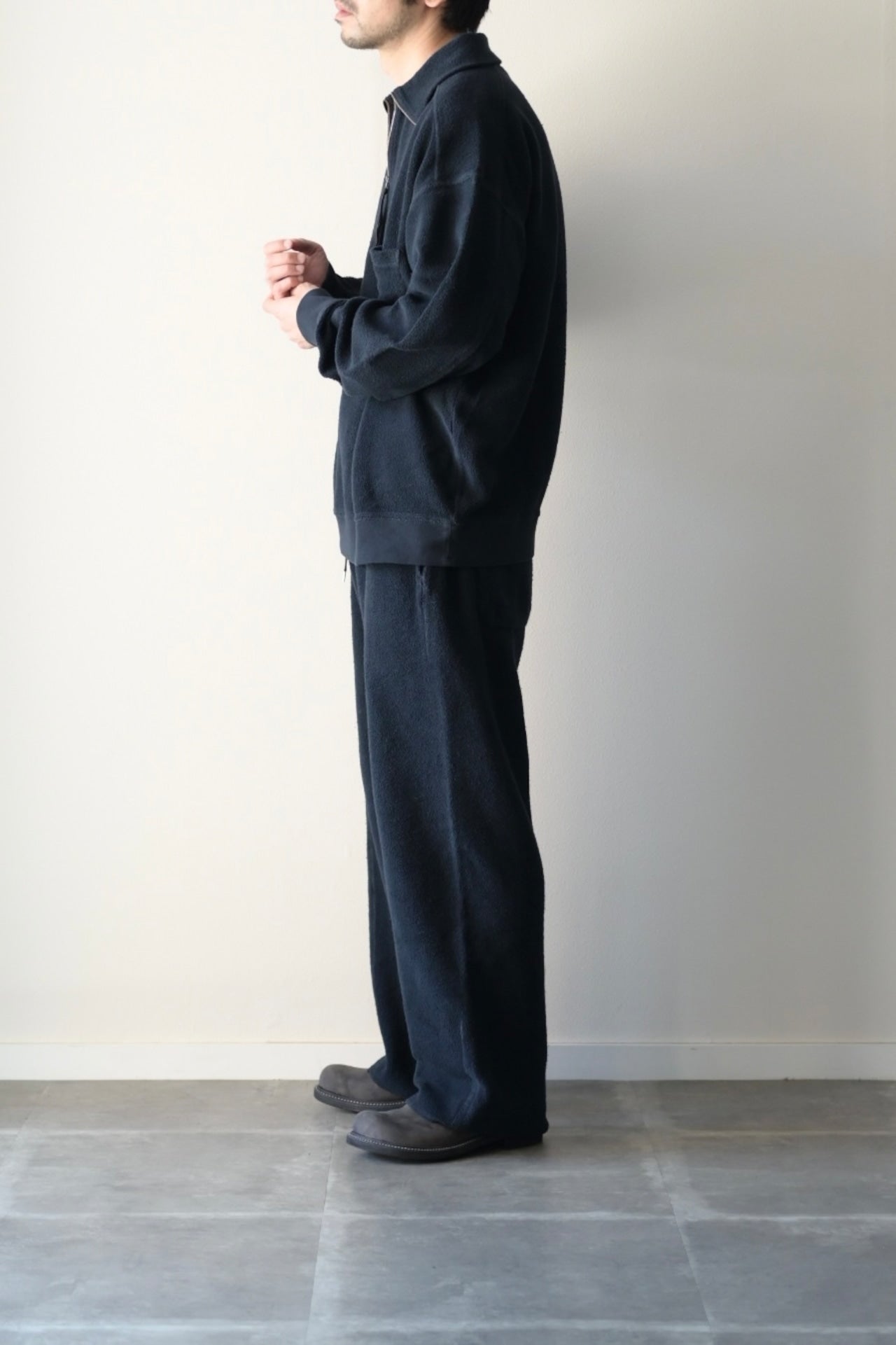 phebus - Sulfur Dye Fleece Pull Over