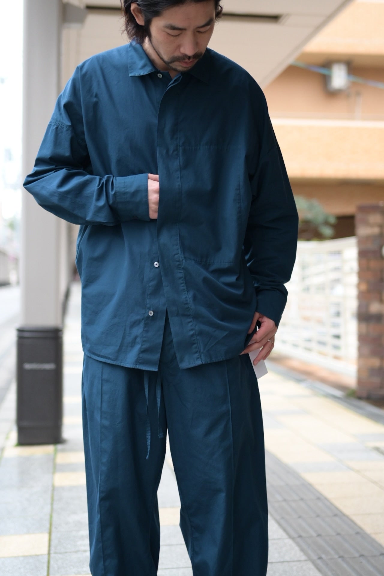 phebus - Garment Dye Cotton Shirts [nand]