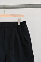 wonderland  - Two tuck short pants [BLACK]