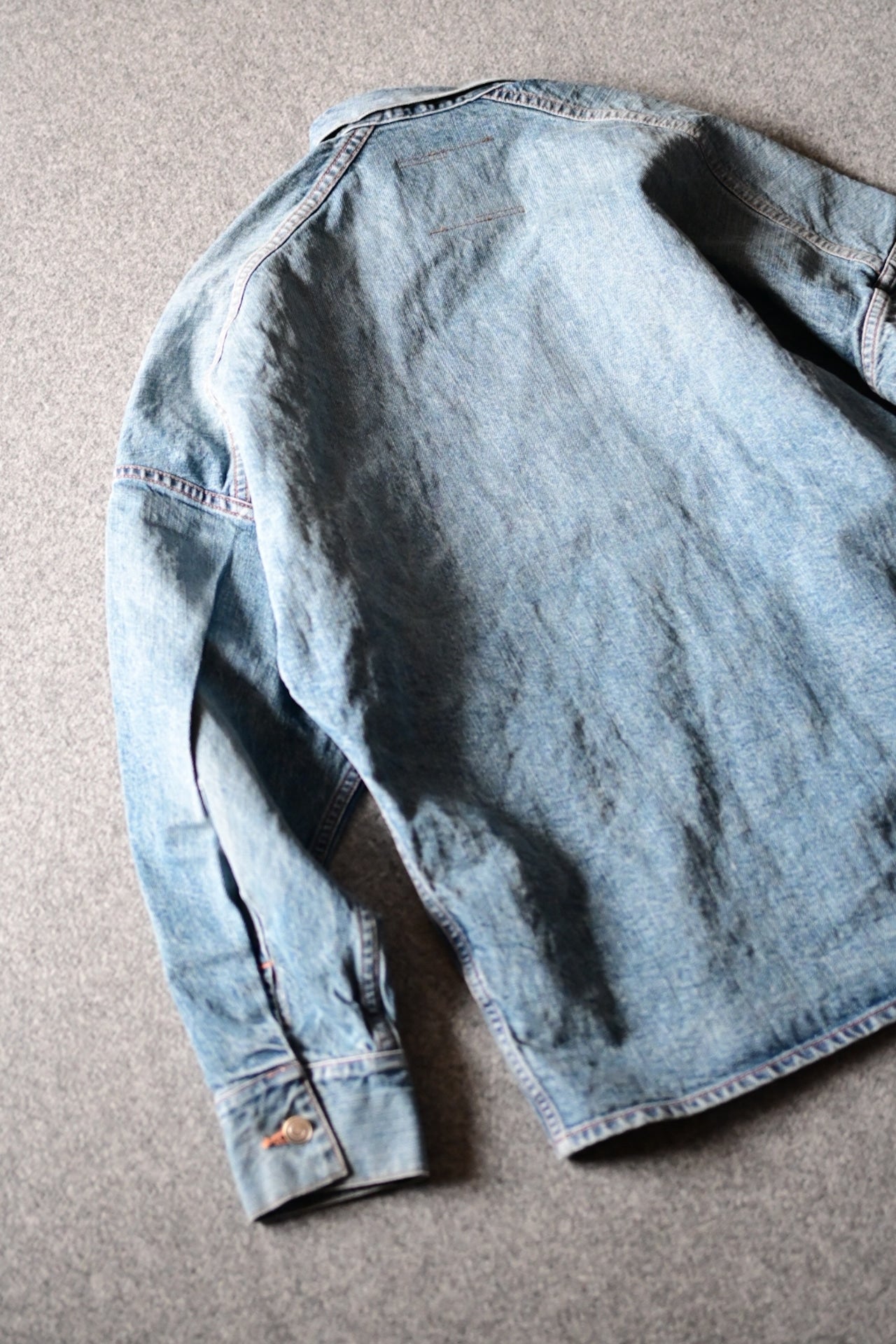 phebus - WASHI DENIM JACKET [FADE BLUE]