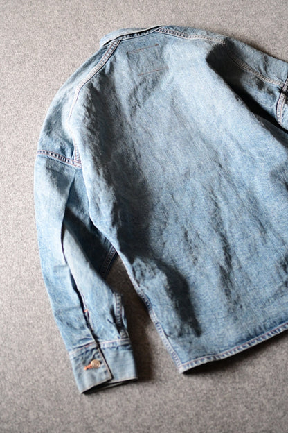 phebus - WASHI DENIM JACKET [FADE BLUE]