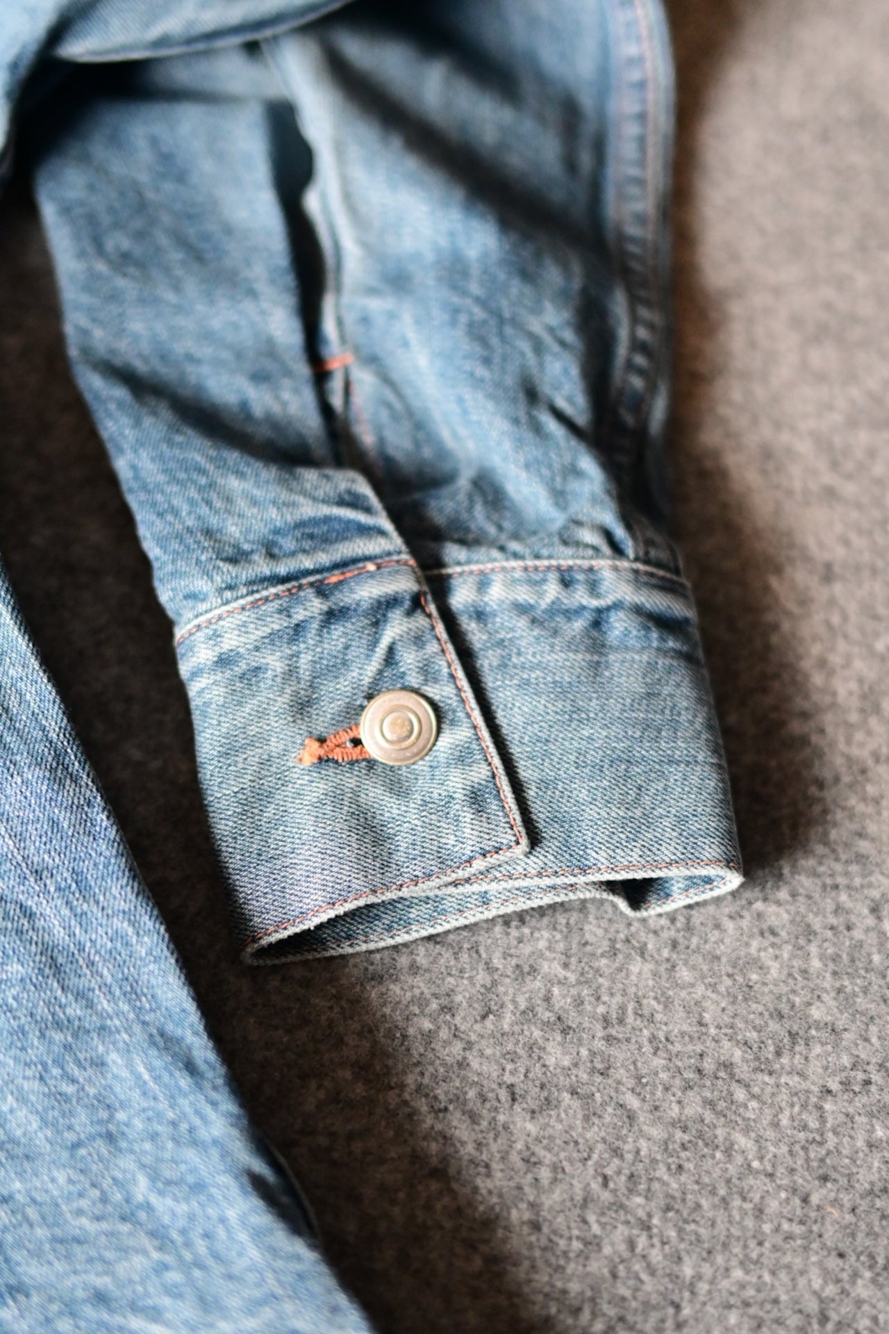 phebus - WASHI DENIM JACKET [FADE BLUE]