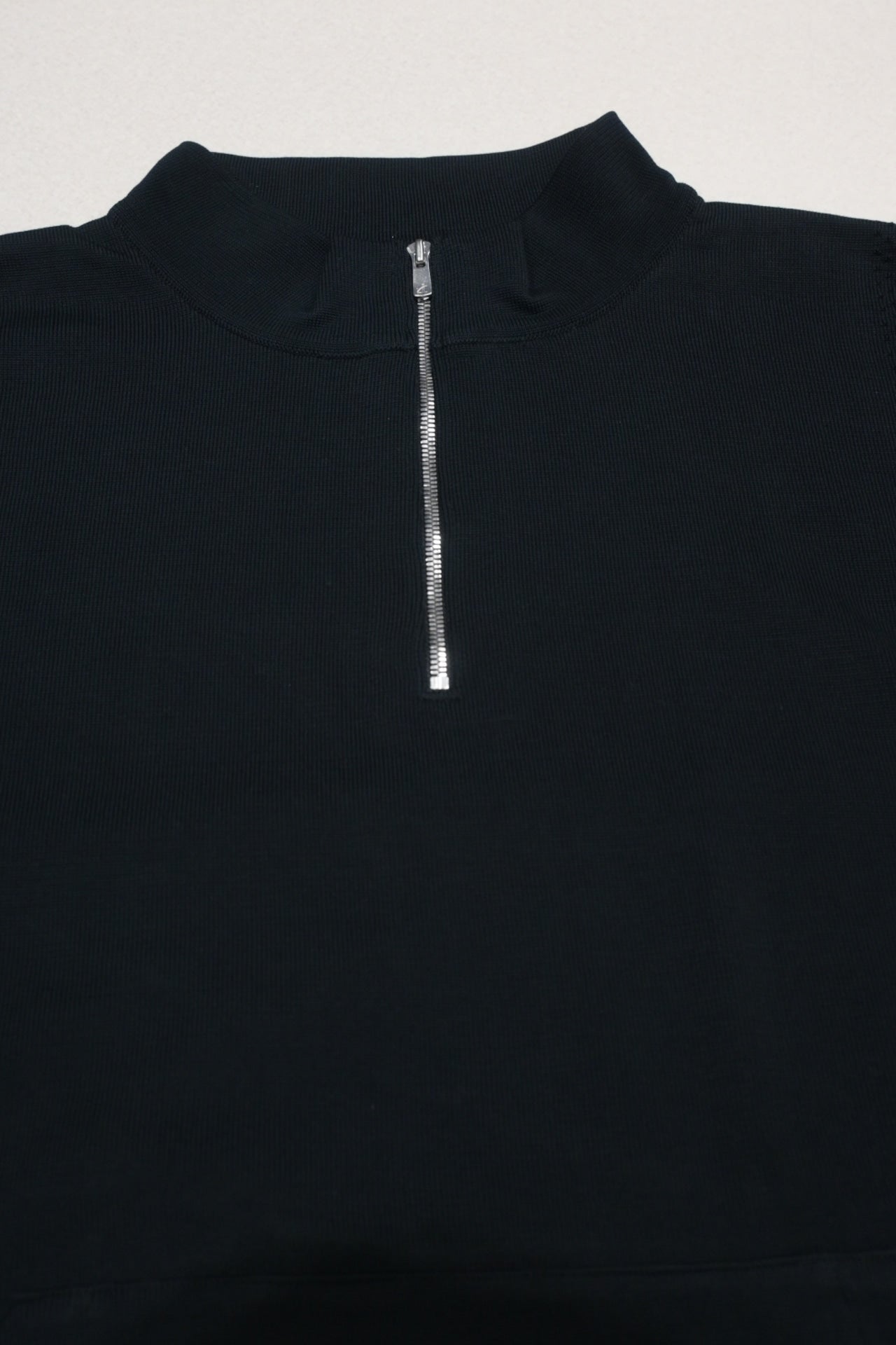 YASHIKI - Harukaze Half Zip Knit  [LIGHT-BEIGE]