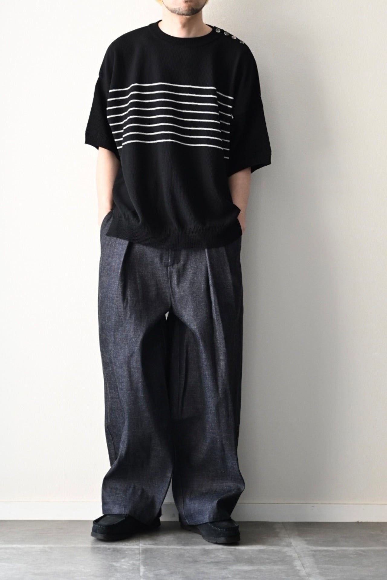YASHIKI - Funaato Knit [BLACK]
