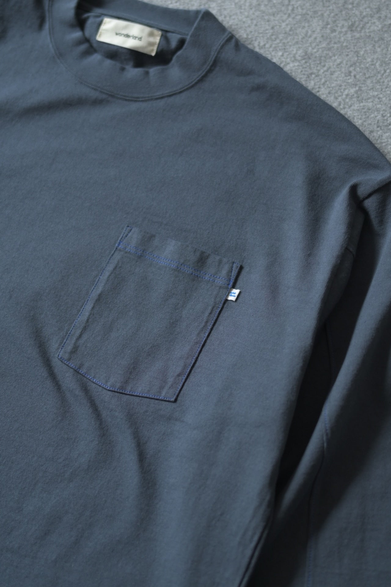 wonderland - Stitch L/S T-shirts [CHARCOAL]