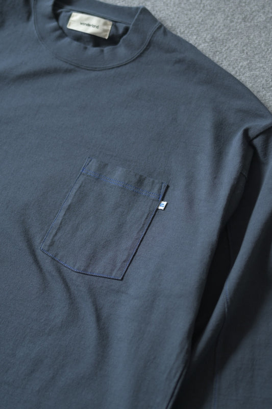 wonderland - Stitch L/S T-shirts [CHARCOAL]