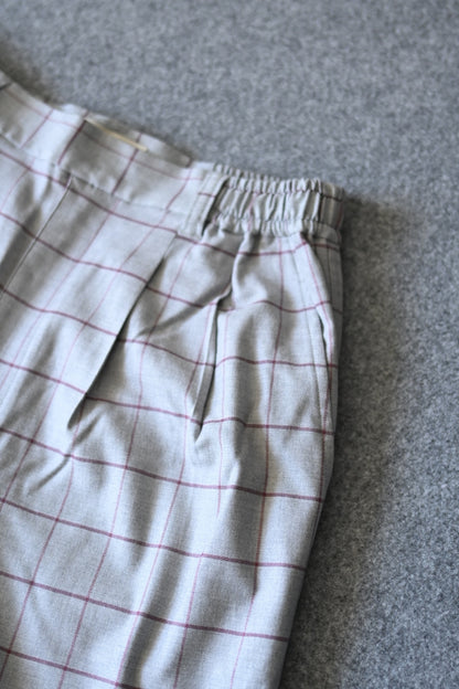 wonderland - Two Tuck Check Pants