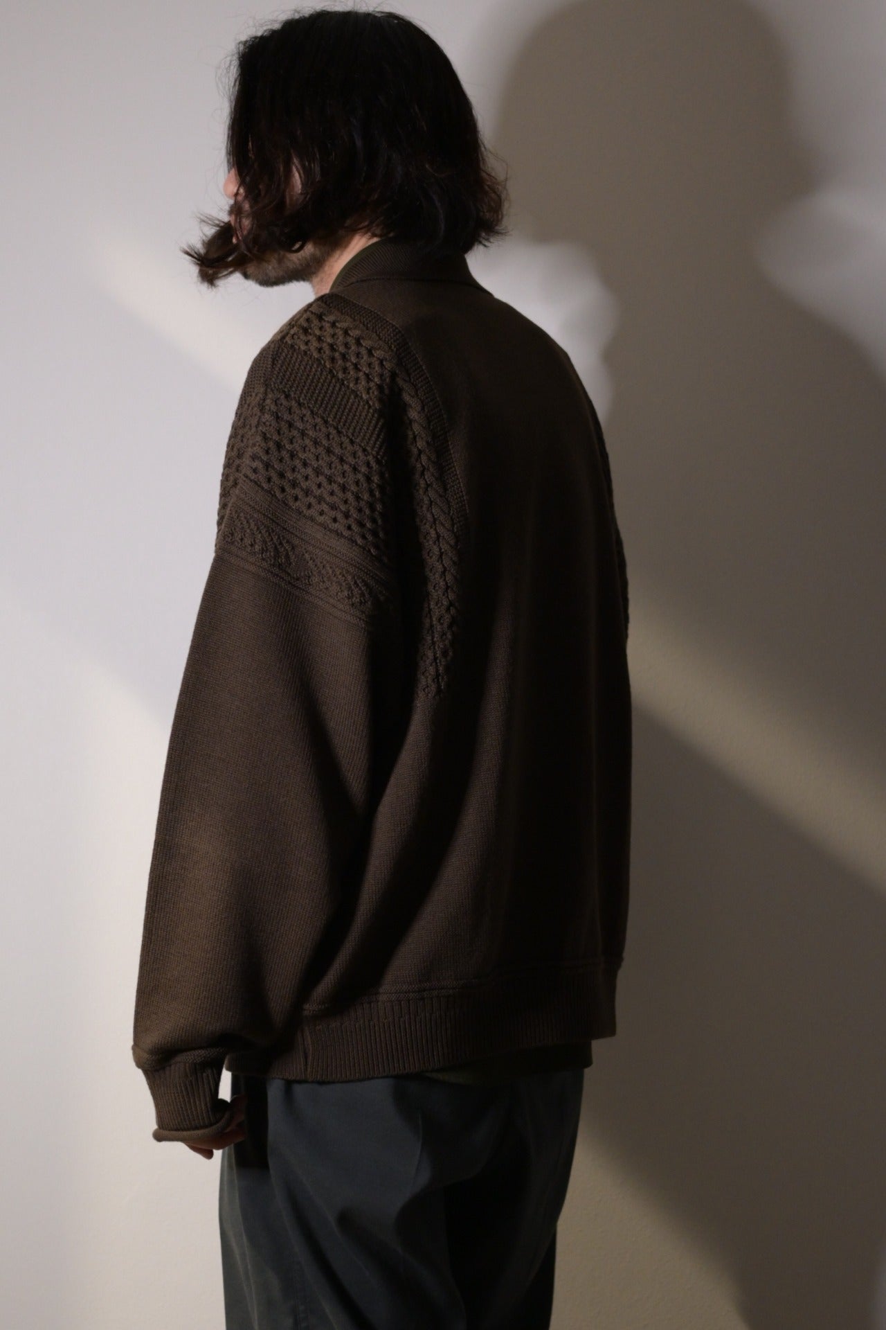 YASHIKI - Hatsuyuki Skipper Knit [BROWN]