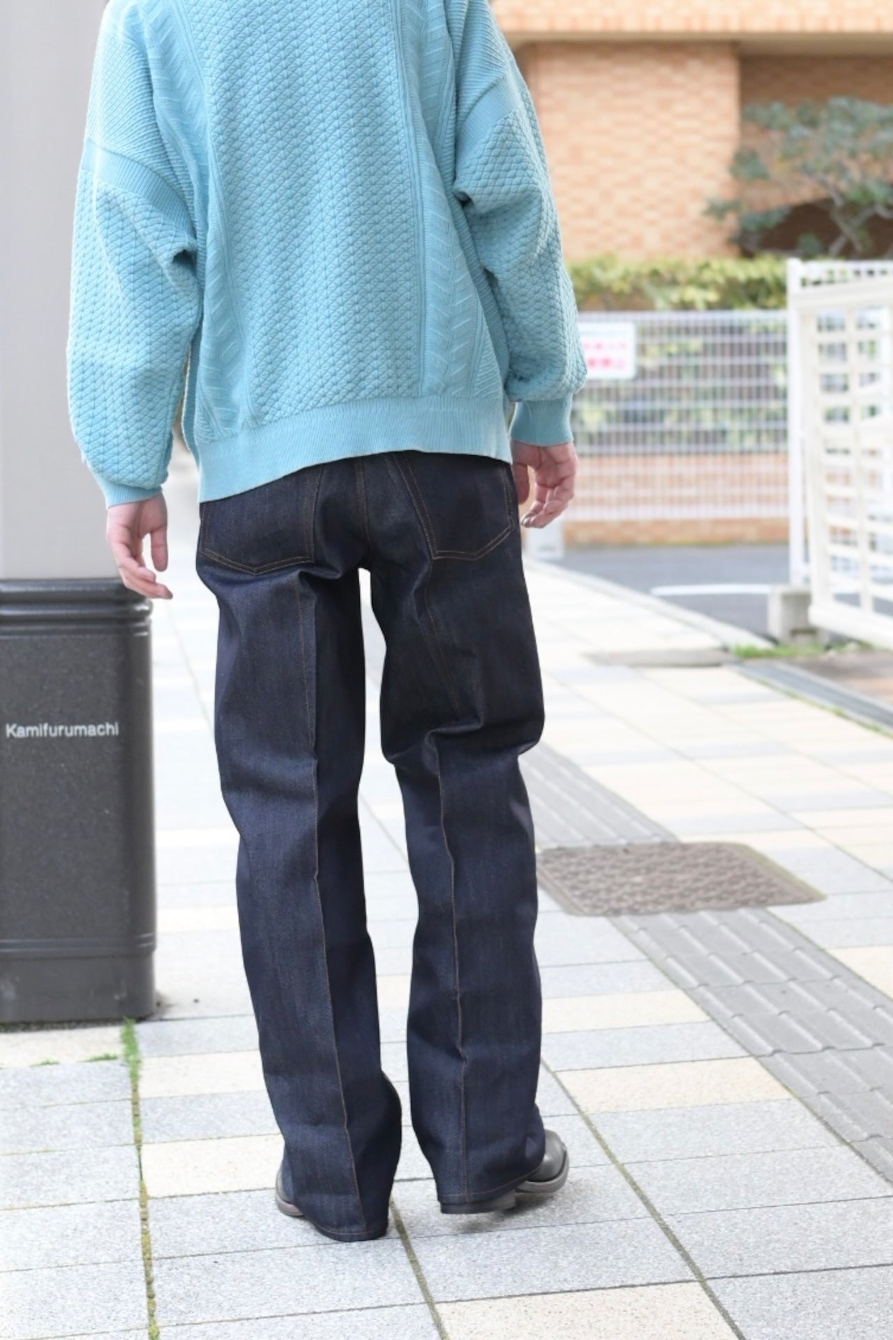 phebus - Washi Denim Straight Pants [indigo]