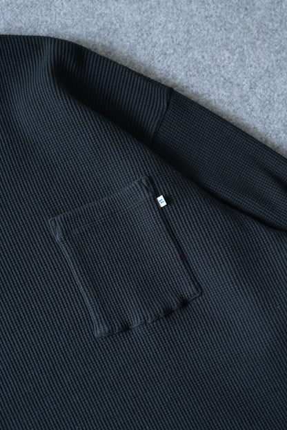 wonderland - Waffle L/S [BLACK]