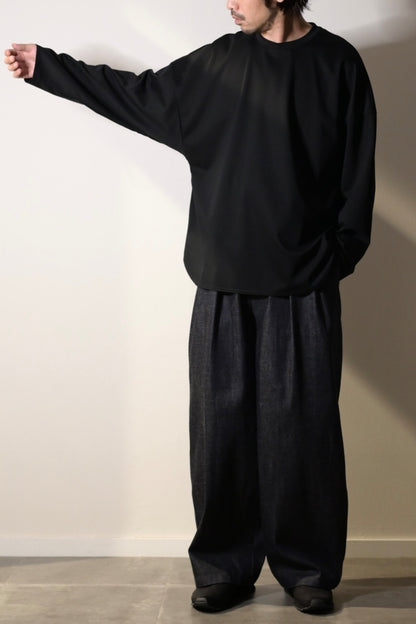 VU - basic long t-shirts [BLACK]