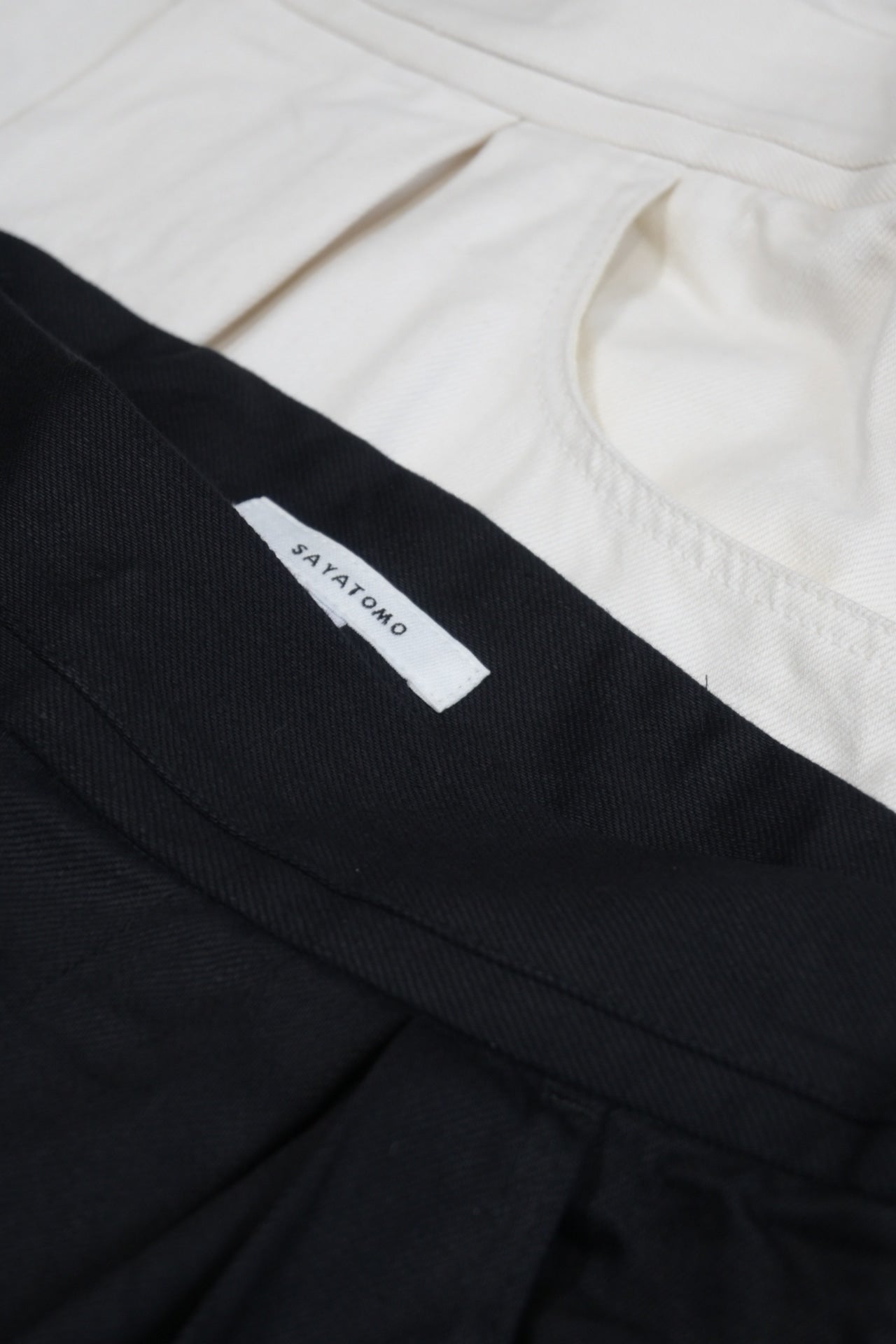SAYATOMO - 2-Tack Denim Pants [BLACK]