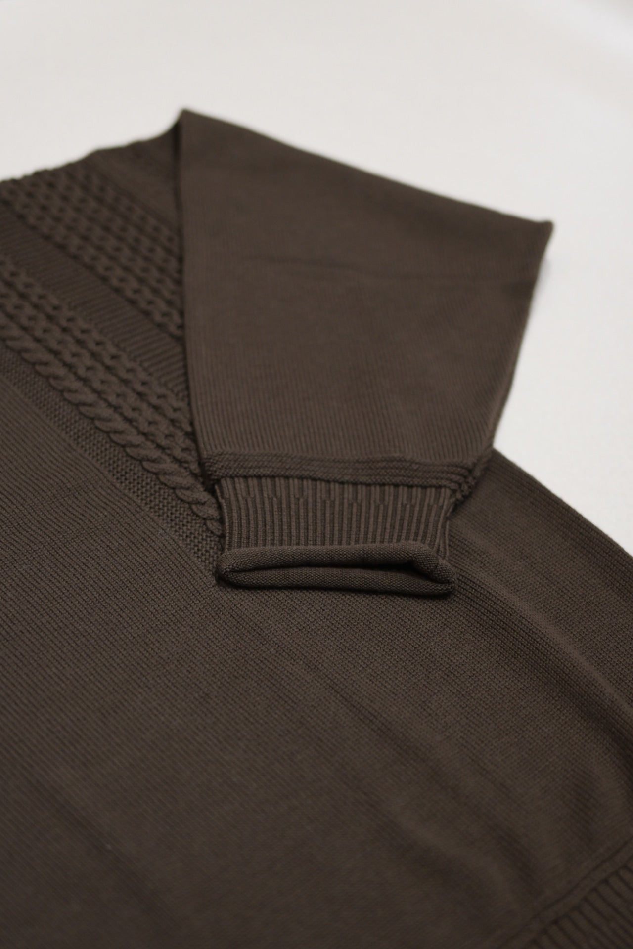 YASHIKI - Hatsuyuki Skipper Knit [BROWN]
