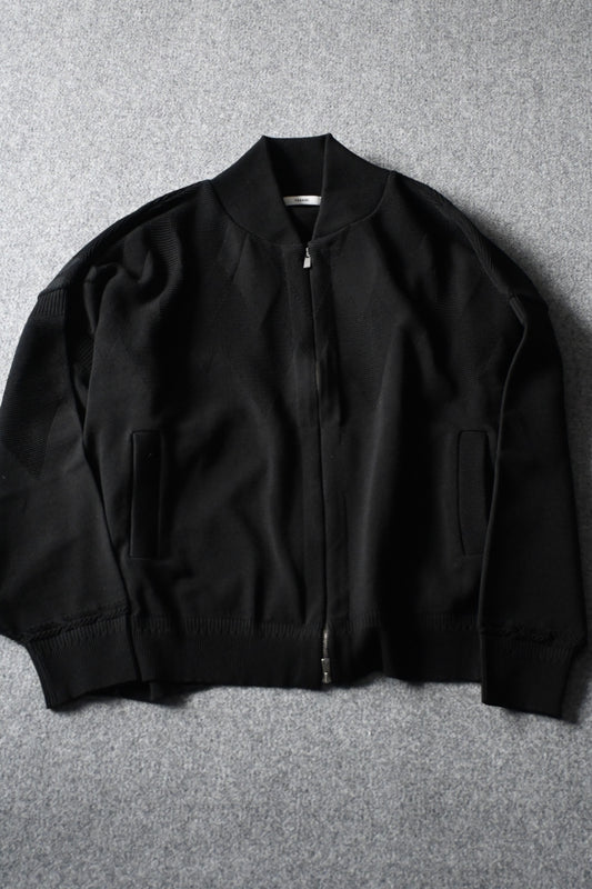 YASHIKI - Seika Knit Blouson [BLACK]