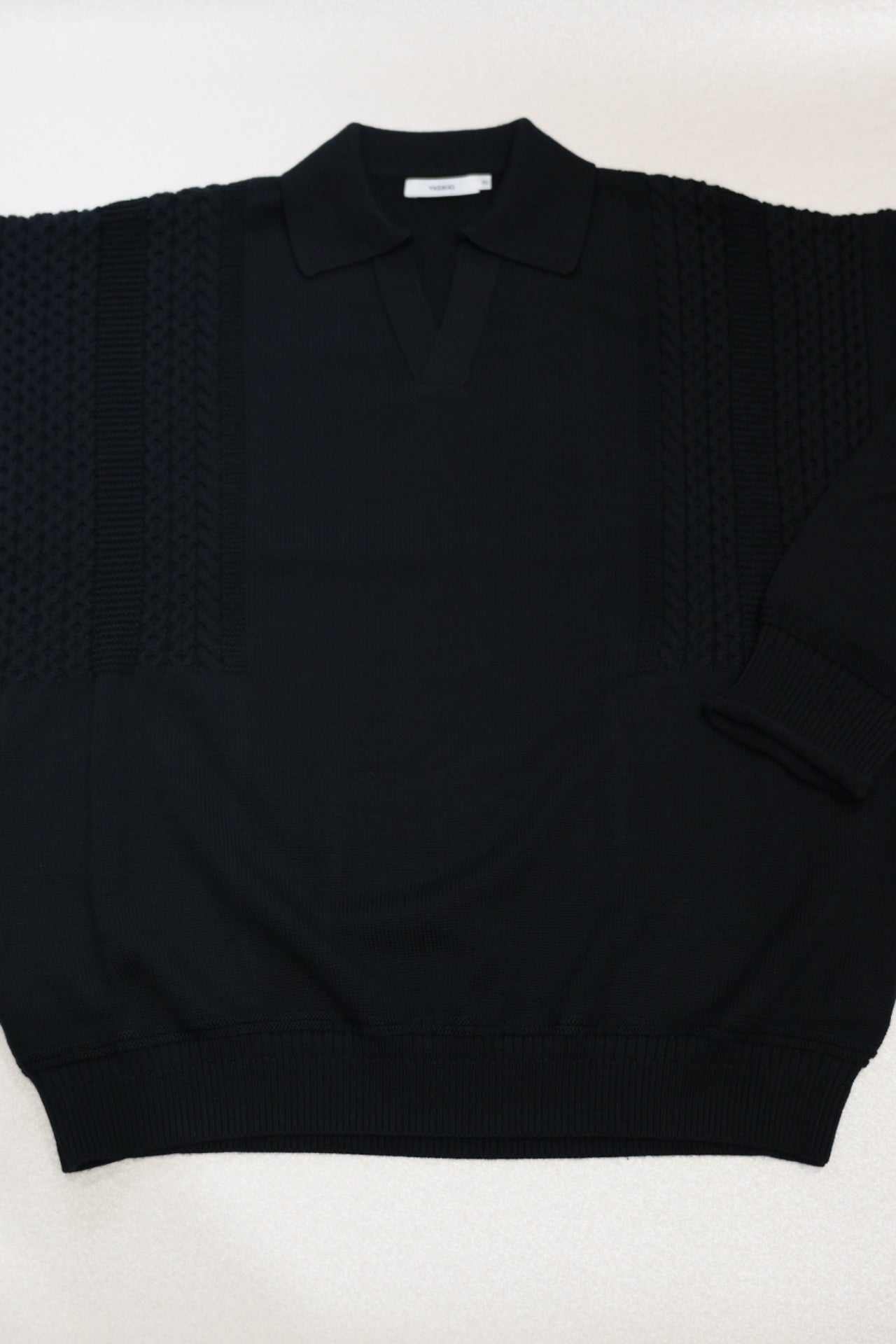 YASHIKI - Hatsuyuki Skipper Knit [BLACK]