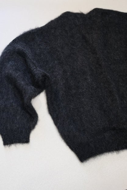 YASHIKI - Akane mohair Cardigan [BLACK]