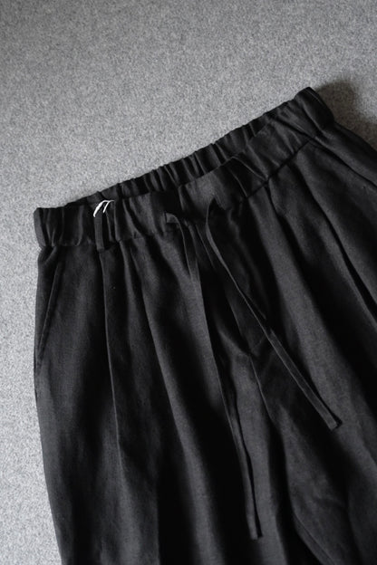 Blanc YM - HEMP BROWSING PANTS [BLACK]