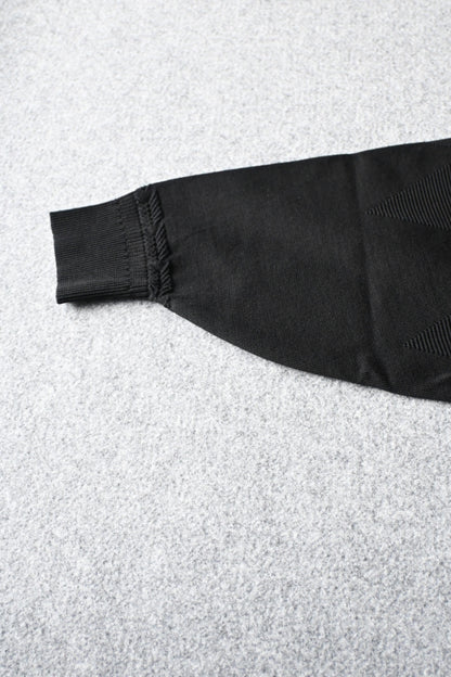 YASHIKI - Seika Knit Blouson [BLACK]