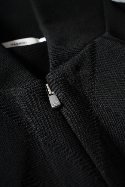 YASHIKI - Seika Knit Blouson [BLACK]