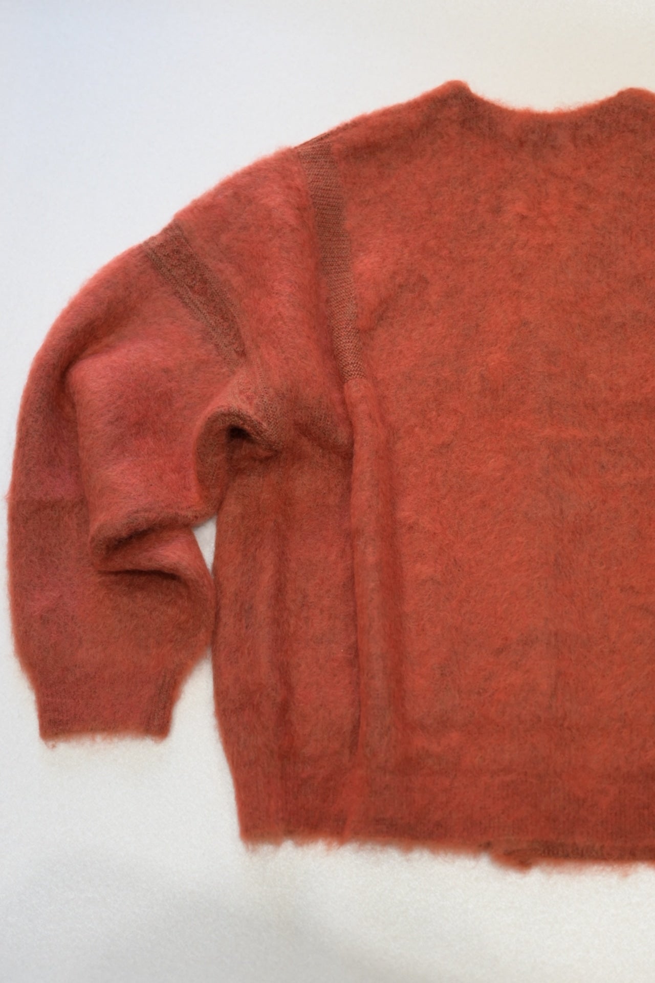 YASHIKI - Akane mohair Cardigan [ORANGE]