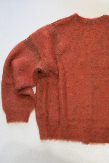 YASHIKI - Akane mohair Cardigan [ORANGE]