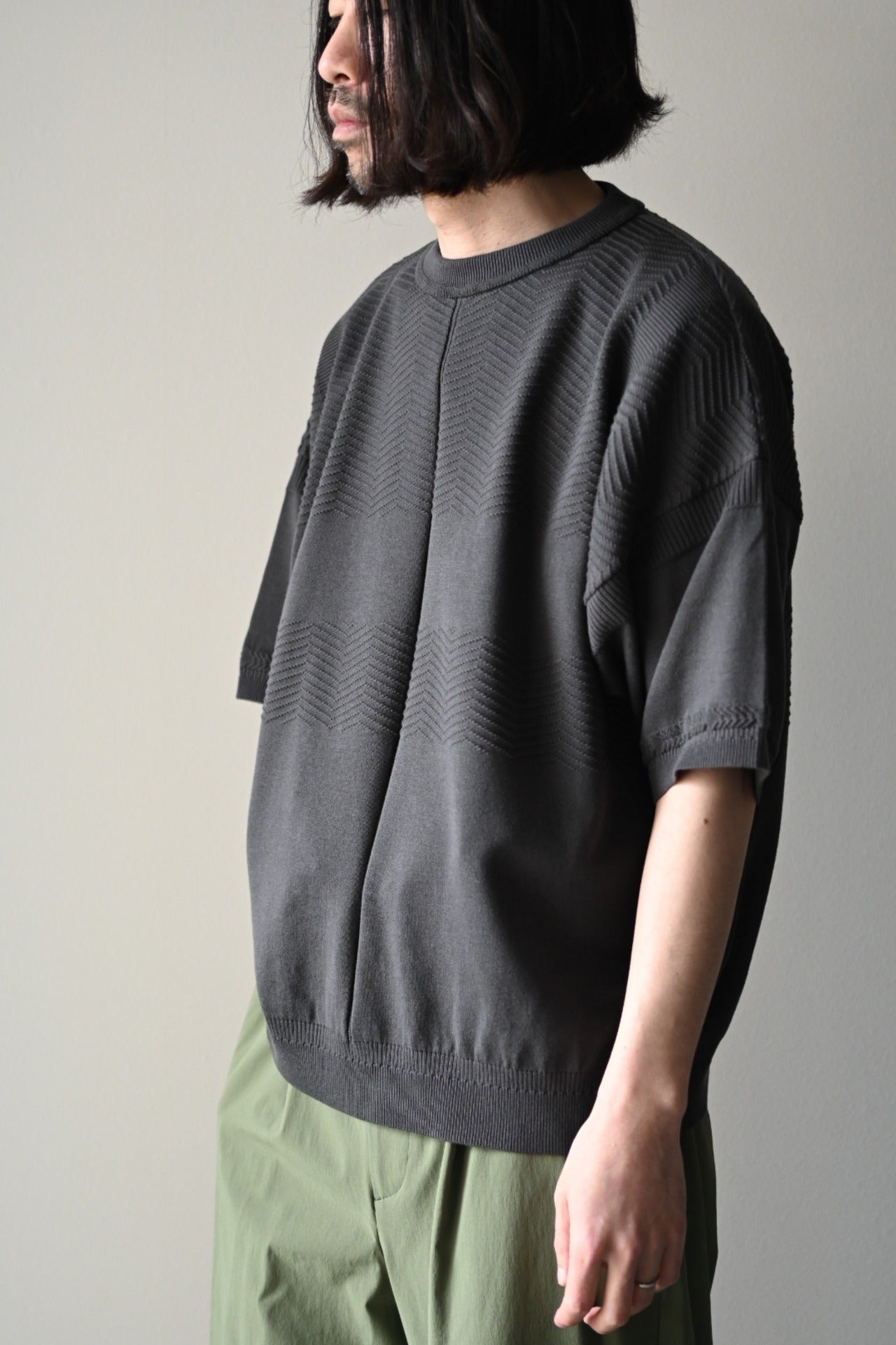 YASHIKI - Sogon Knit [CHARCOAL]
