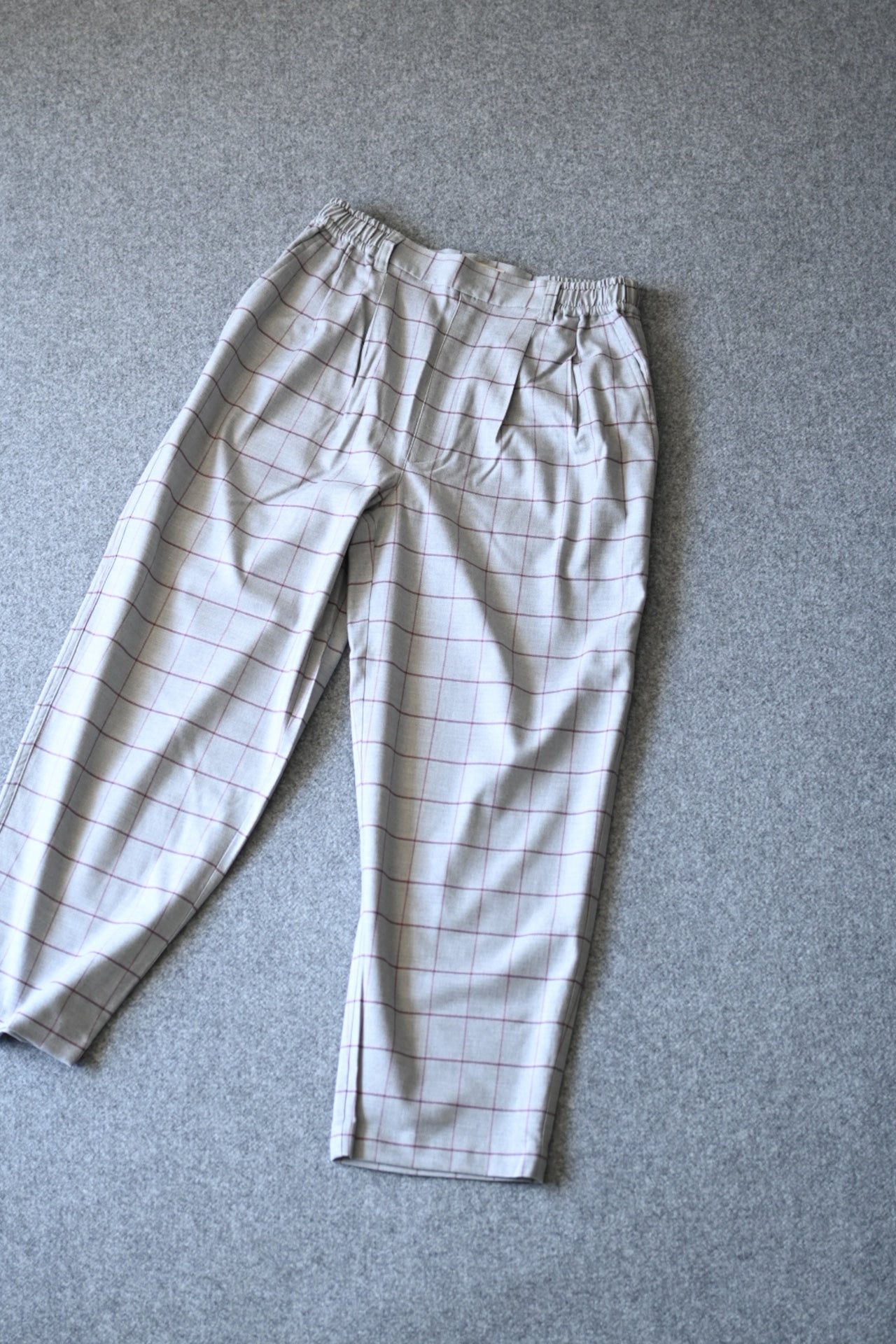 wonderland - Two Tuck Check Pants