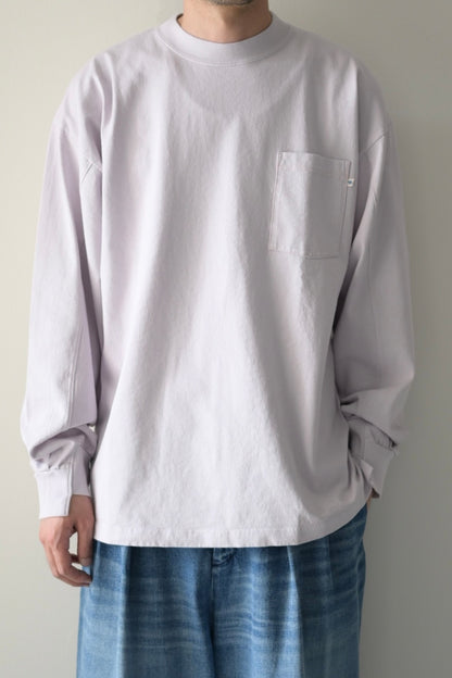 wonderland - Stitch L/S T-shirts [LIGHT GRAY]