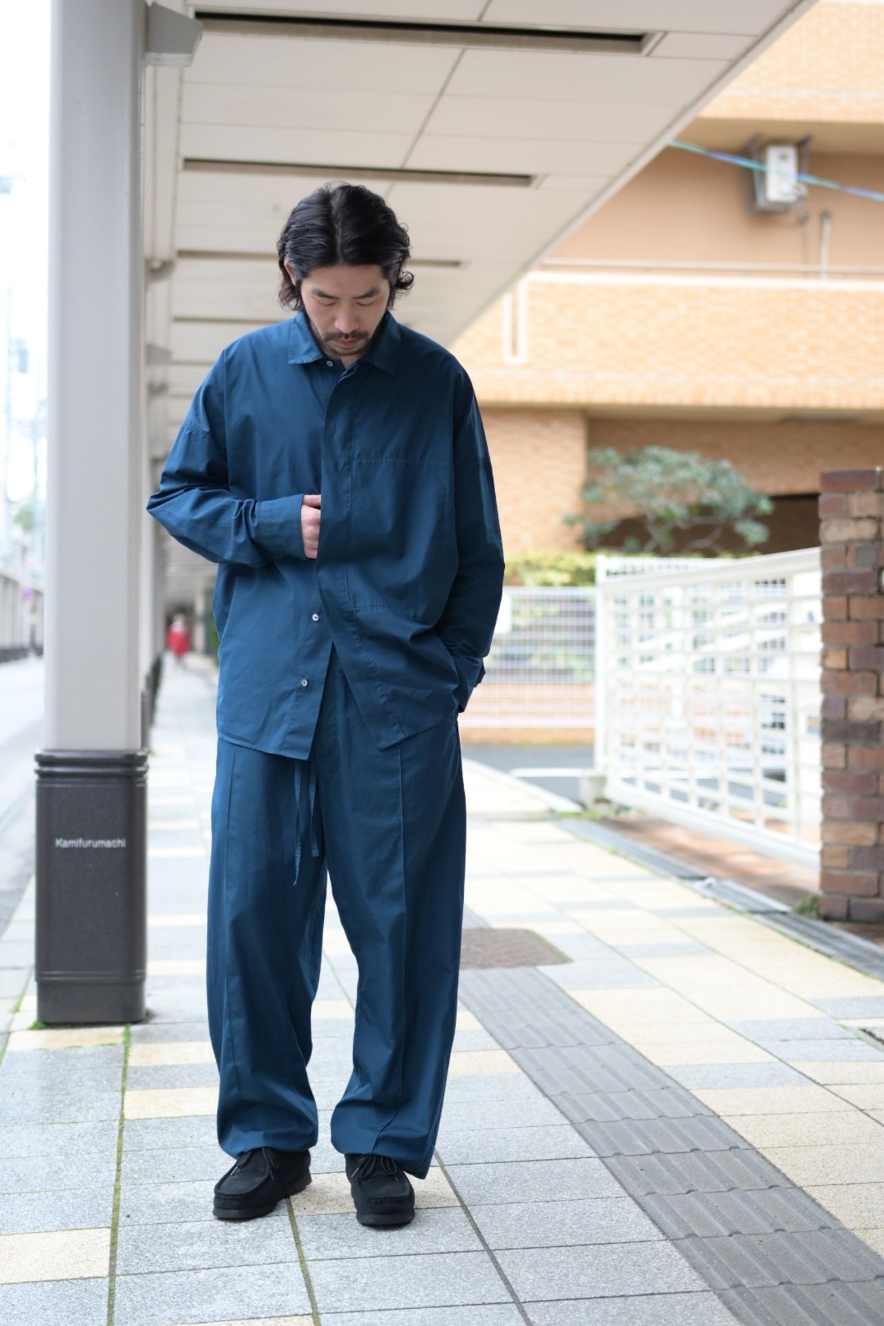 phebus - Garment Dye Cotton Pants [nand]