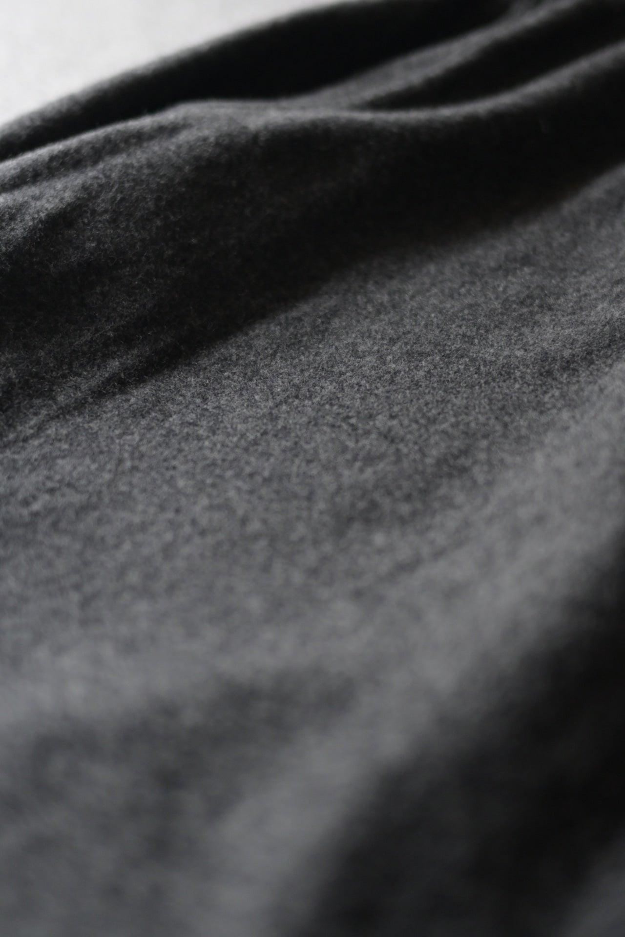 Blanc YM - CASHMERE SHIRT JACKET [CHARCOAL GRAY]