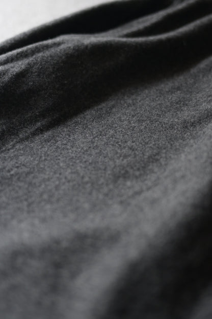Blanc YM - CASHMERE SHIRT JACKET [CHARCOAL GRAY]