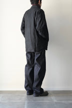 Yamauchi - Hemp flannel shirt jacket