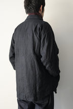 Yamauchi - Hemp flannel shirt jacket