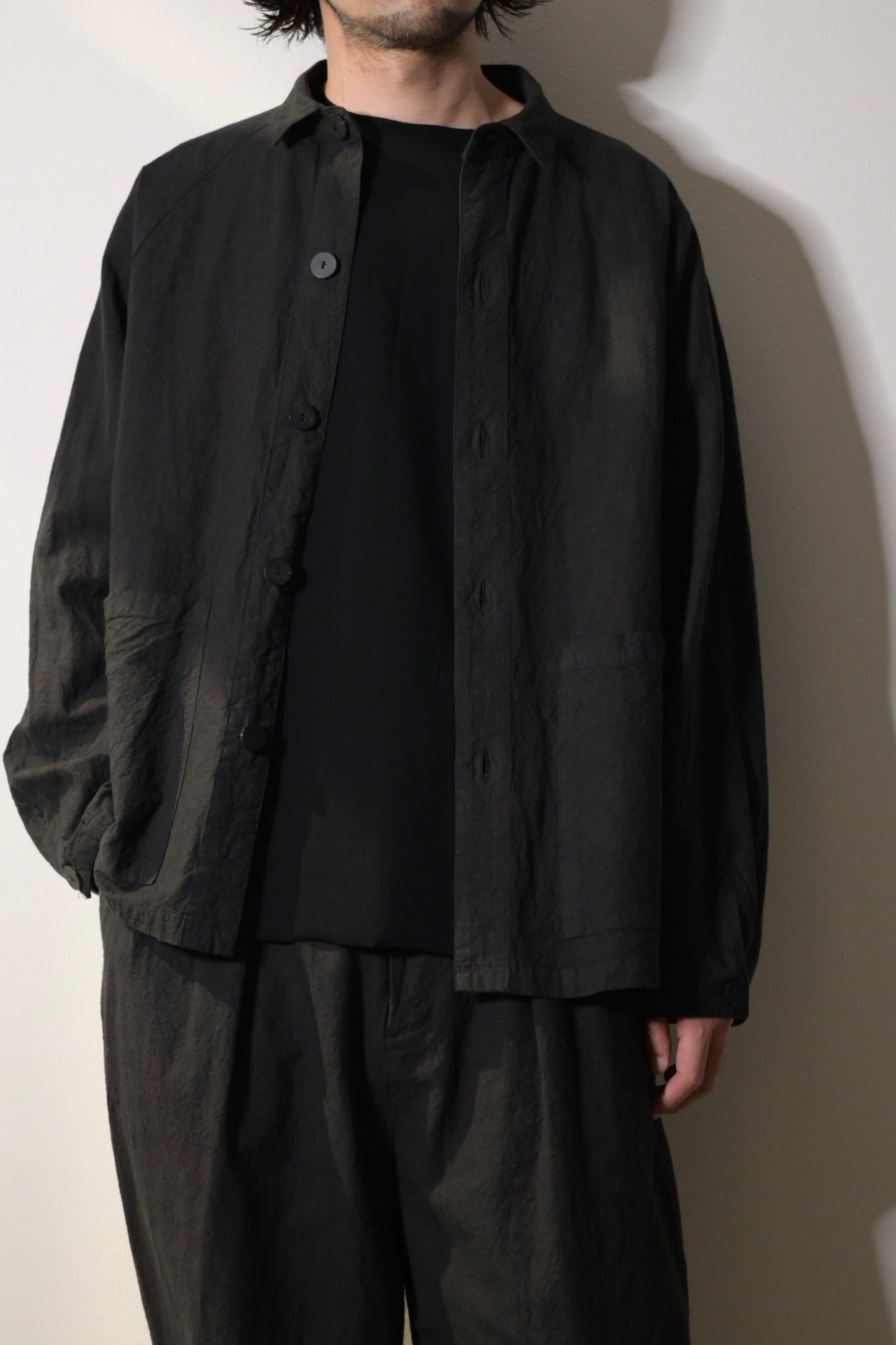 VU - dyed work jacket [SUMI]