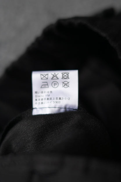 Blanc YM - HEMP BROWSING PANTS [BLACK]