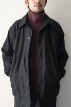 Yamauchi - Hemp flannel shirt jacket