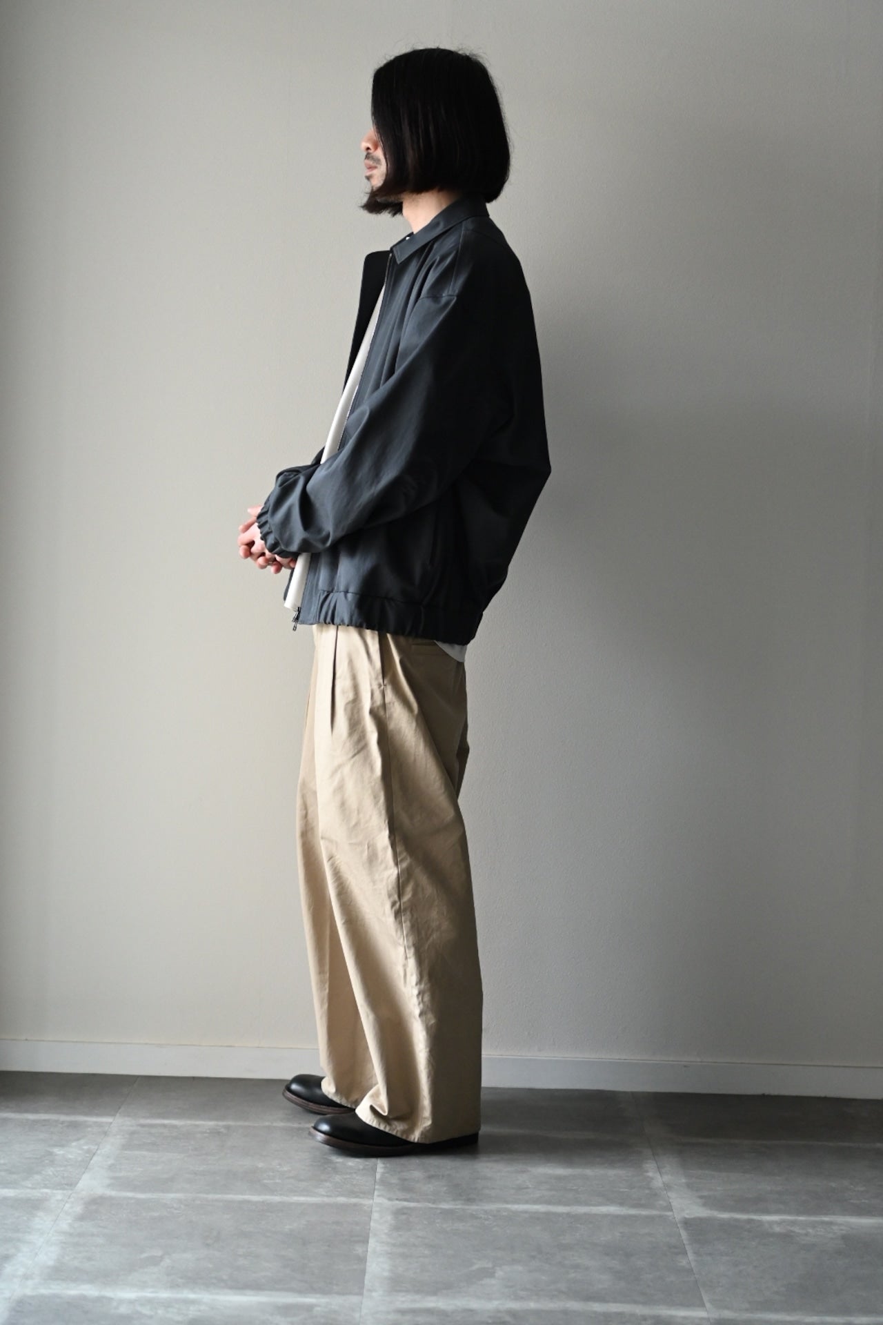VU - short flight blouson [GRAPHITE]