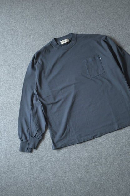 wonderland - Stitch L/S T-shirts [CHARCOAL]