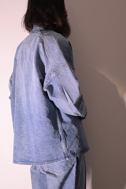phebus - WASHI DENIM JACKET [FADE BLUE]