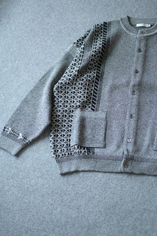 YASHIKI - Ginka Cardigan [MIX-GRAY]
