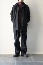 Yamauchi - Hemp flannel shirt jacket