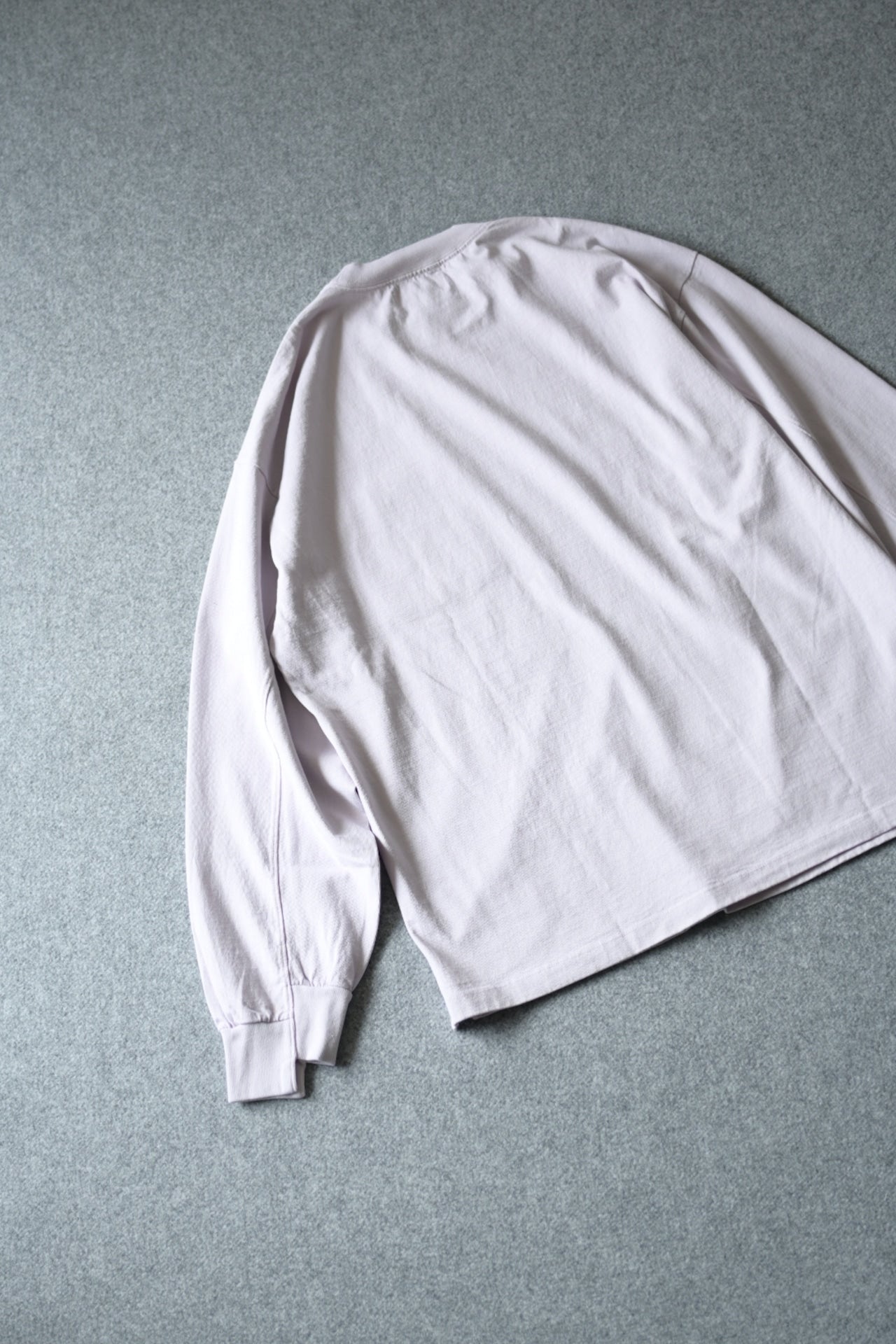 wonderland - Stitch L/S T-shirts [LIGHT GRAY]