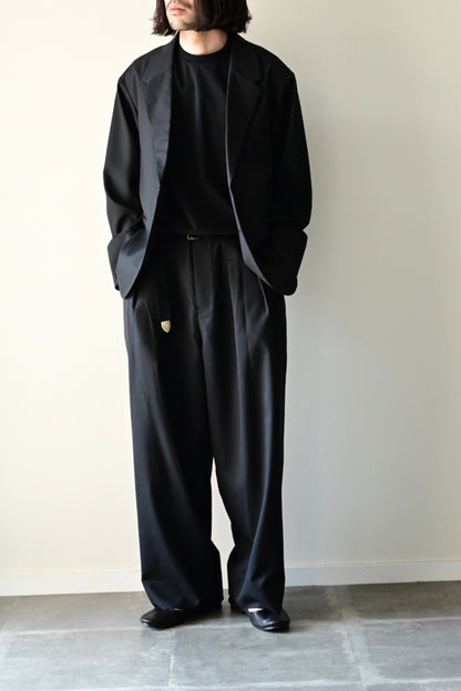 tangenet -  Jacketsu [Black] wool tropical
