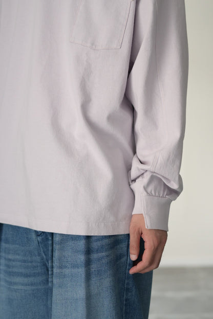 wonderland - Stitch L/S T-shirts [LIGHT GRAY]