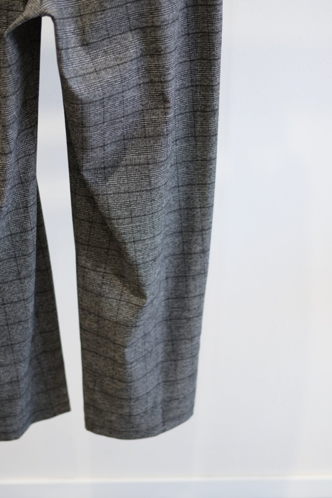 SAYATOMO - 1-Tack Wide Trousers [GRAY(CHECK)]