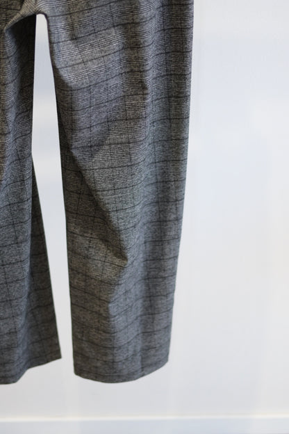 SAYATOMO - 1-Tack Wide Trousers [GRAY(CHECK)]