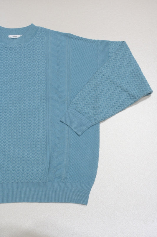 YASHIKI - Haruno Knit [SKY BLUE]